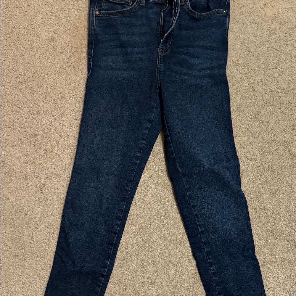 Forever 21 Dark Blue Skinny Jeans